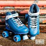 United Skates Vibe Quad Roller Skates - Camo Blue