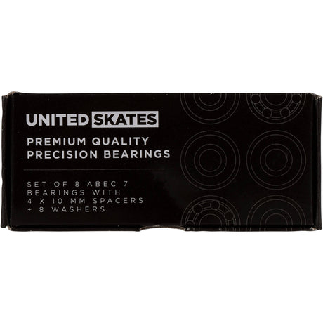 United Skates ABEC 7 Bearings (Pack of 8)