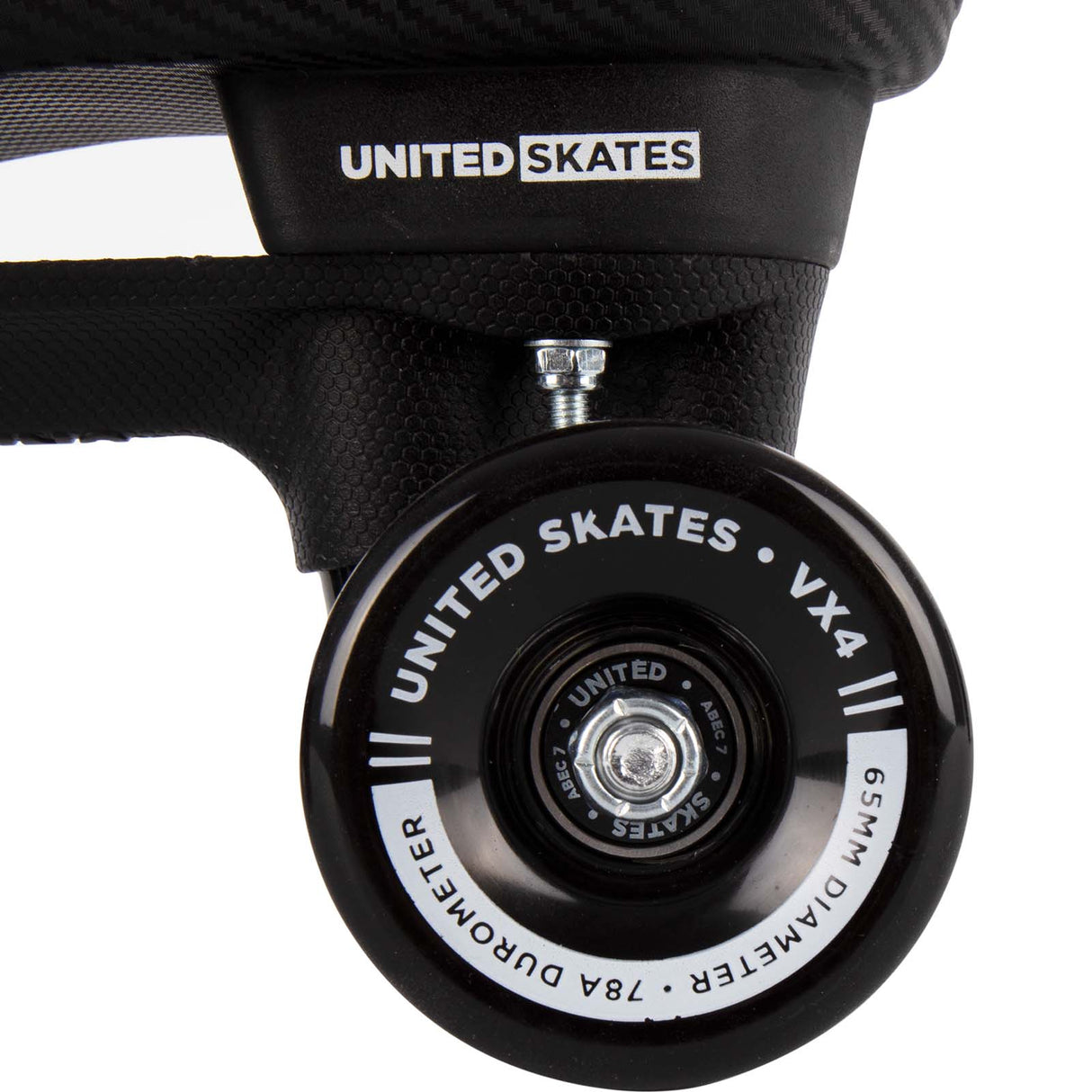 United Skates VX4 Elite Quad Roller Skates - Black