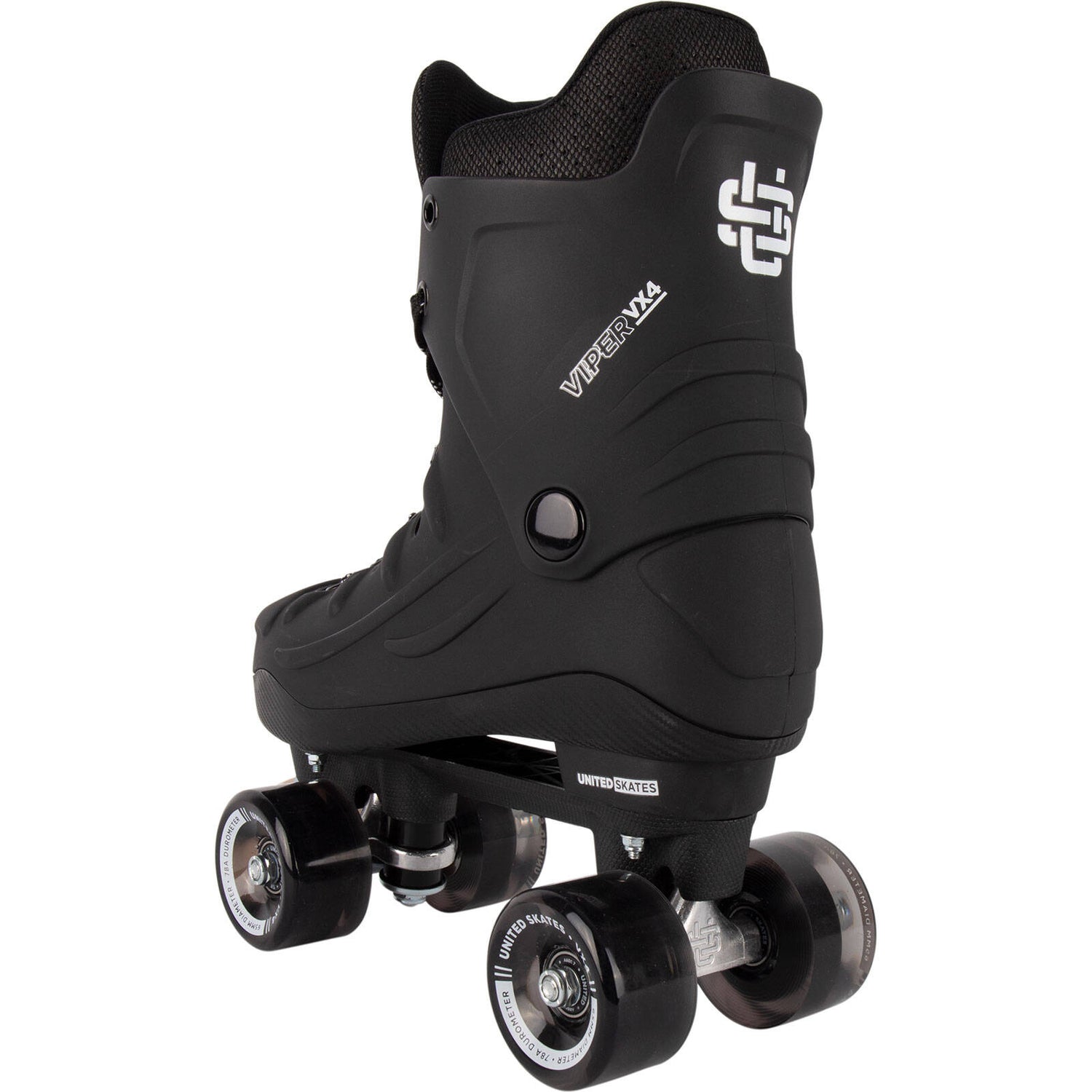 United Skates VX4 Elite Quad Roller Skates - Smoke