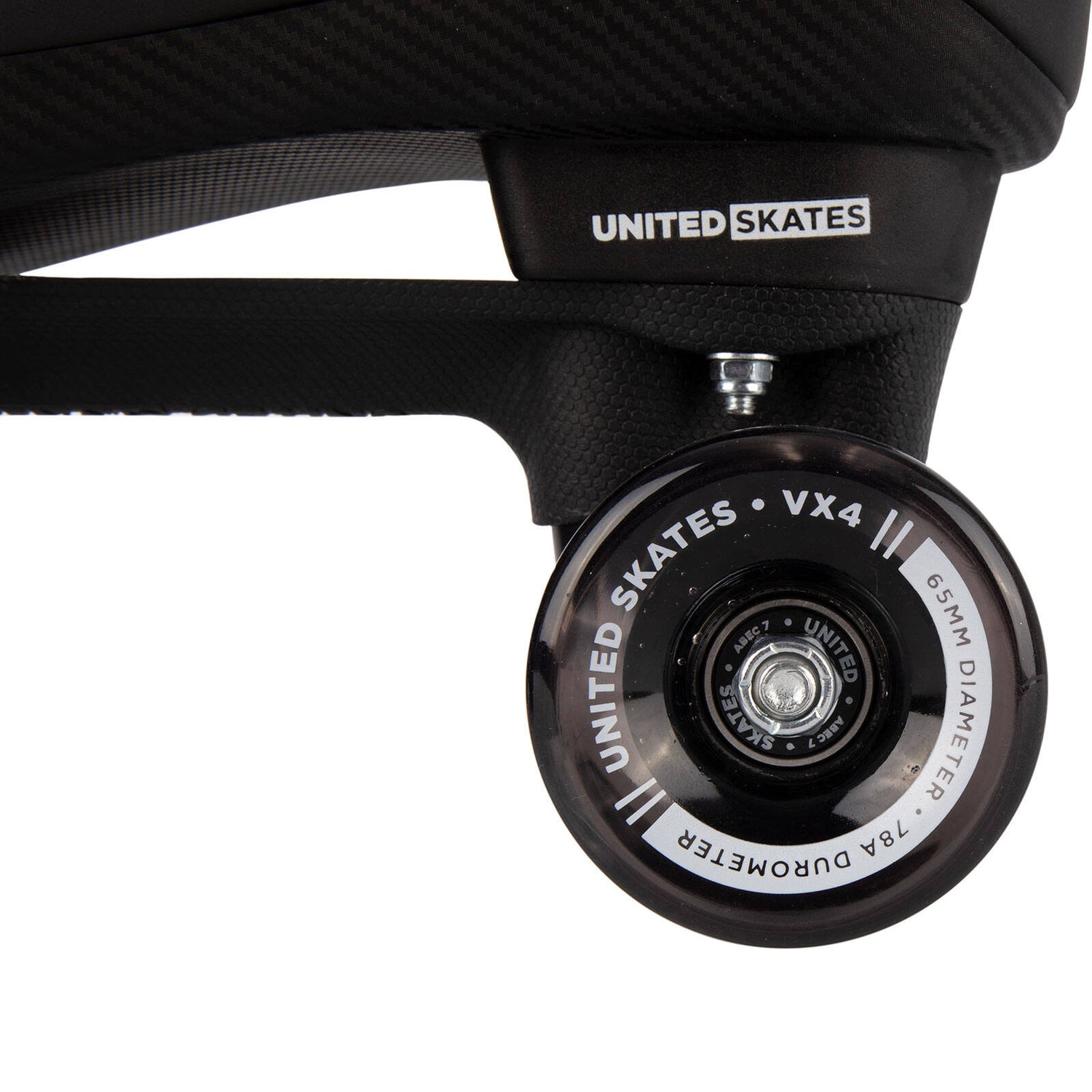 United Skates VX4 Elite Quad Roller Skates - Smoke