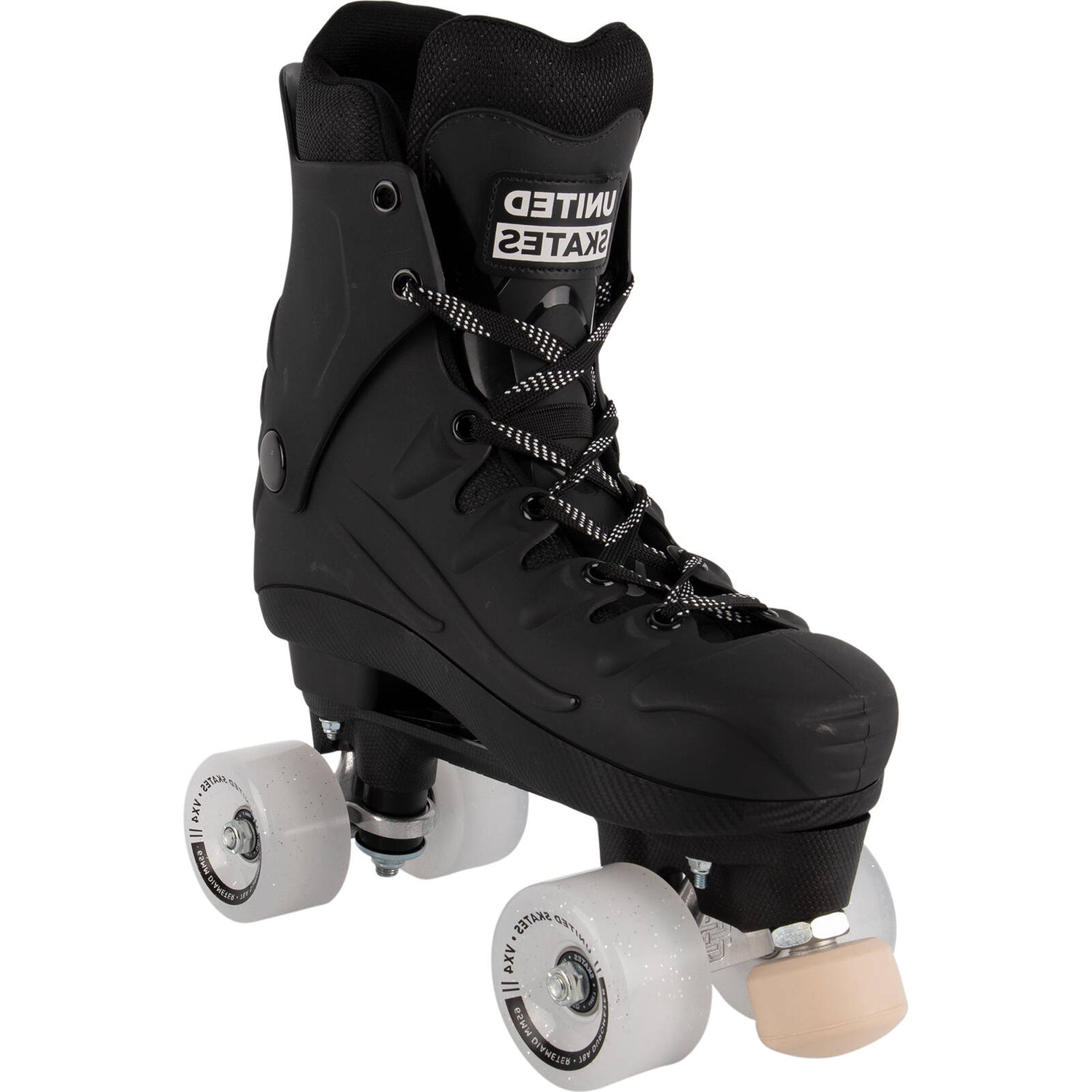 United Skates VX4 Elite Quad Roller Skates - Clear Glitter