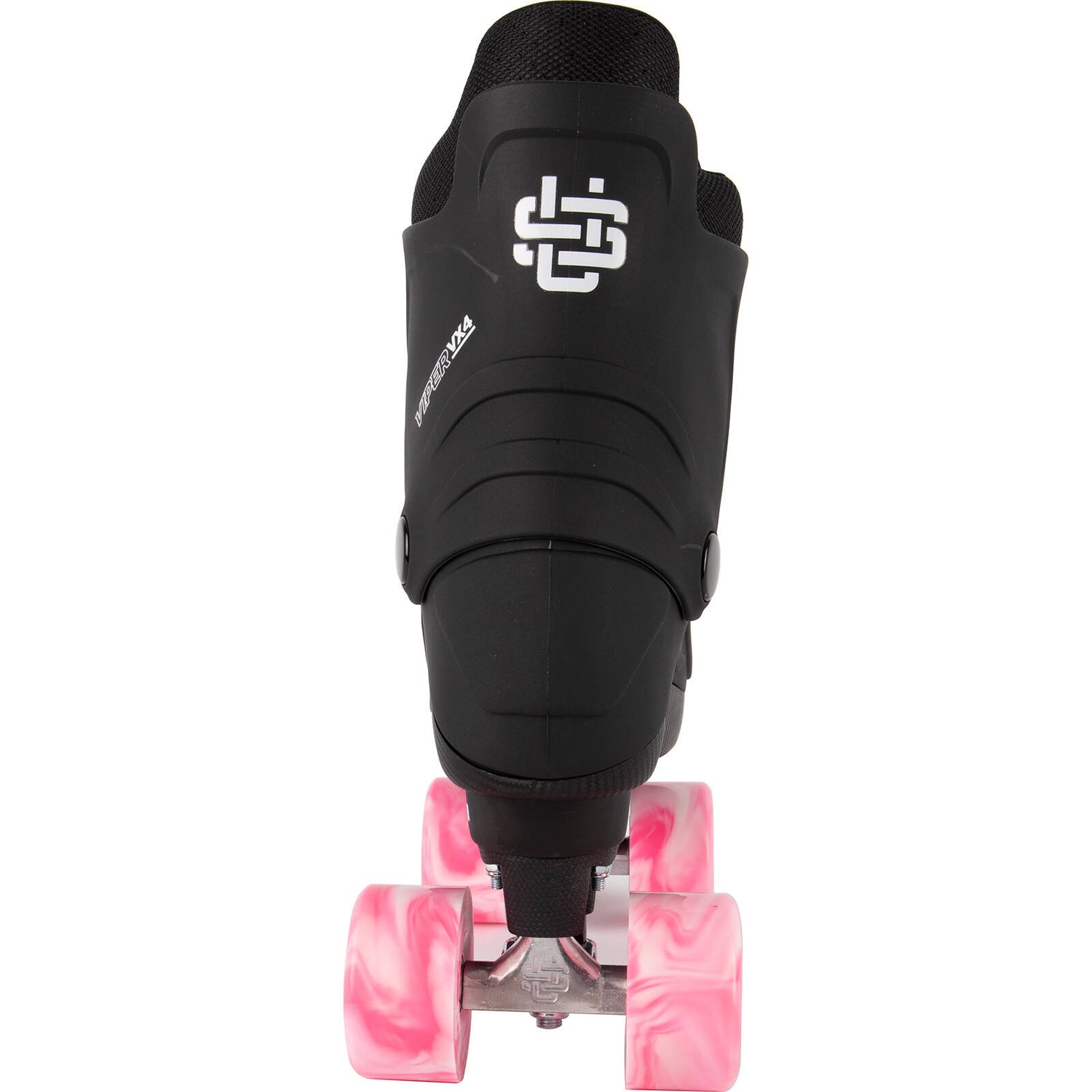 United Skates VX4 Elite Quad Roller Skates - Marble Pink/White