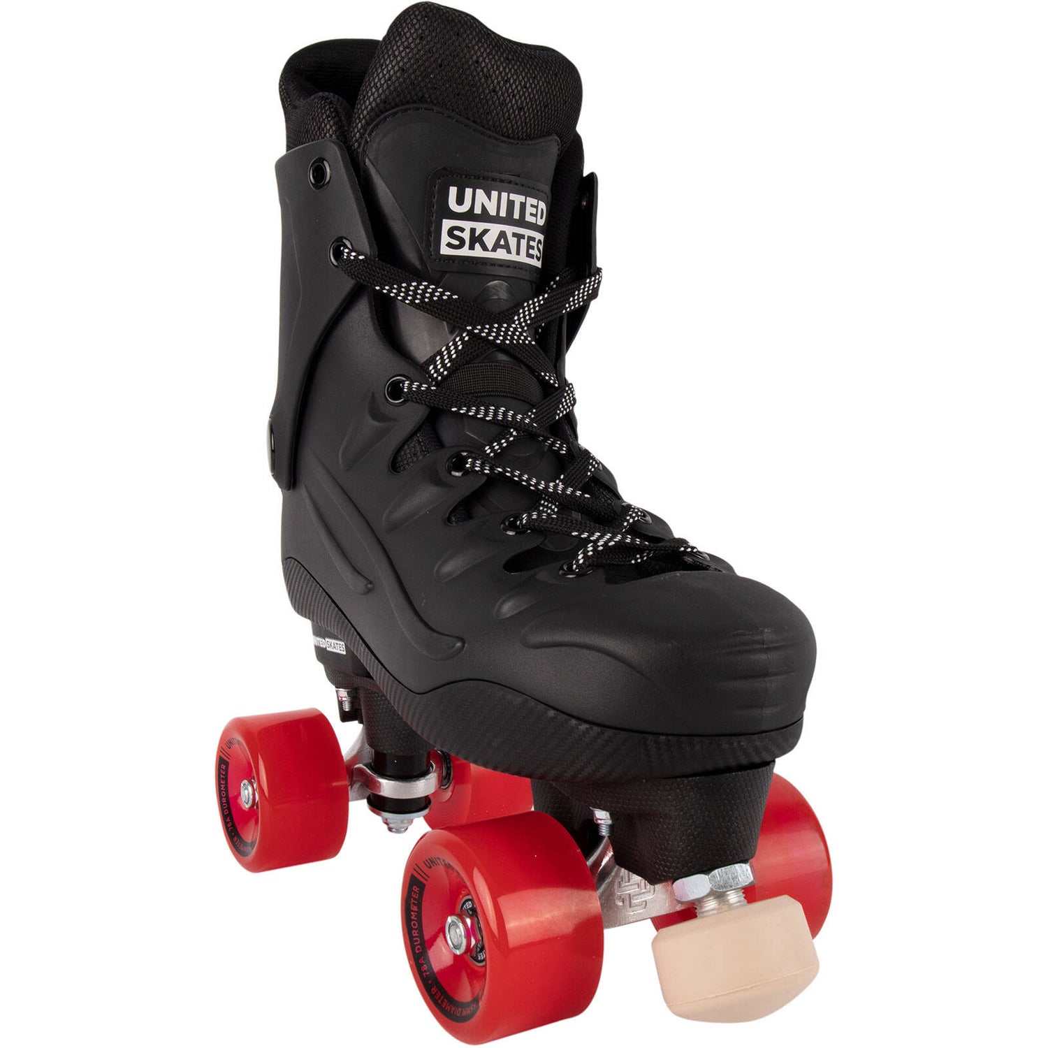 United Skates VX4 Elite Quad Roller Skates - Red Translucent