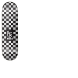 Vol.1 Checker Skateboard Deck - Black/White 8''