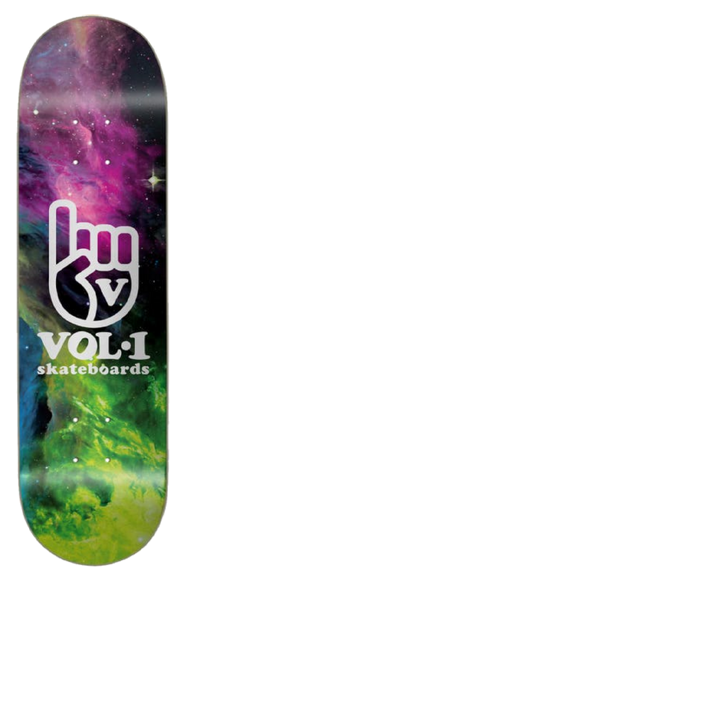 Vol.1 Cosmos Skateboard Deck - Purple/Green 7.75''