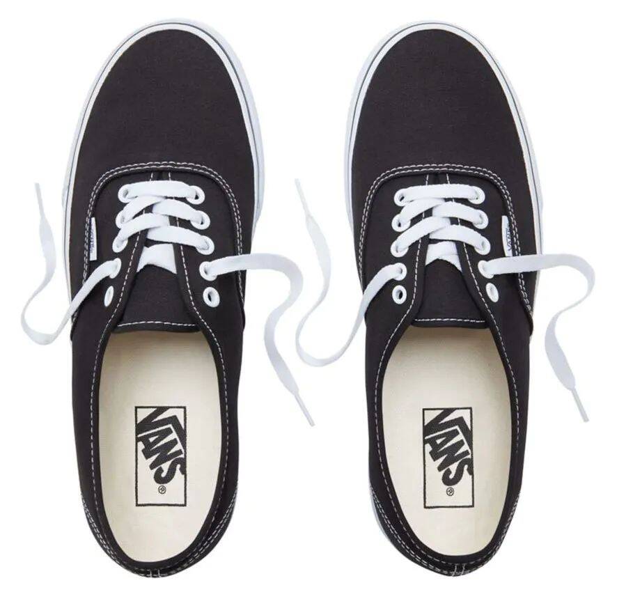 Vans Authentic Skate Shoes - Black/White