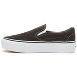 Vans Classic Slip-On Platform Skate Shoes - Black