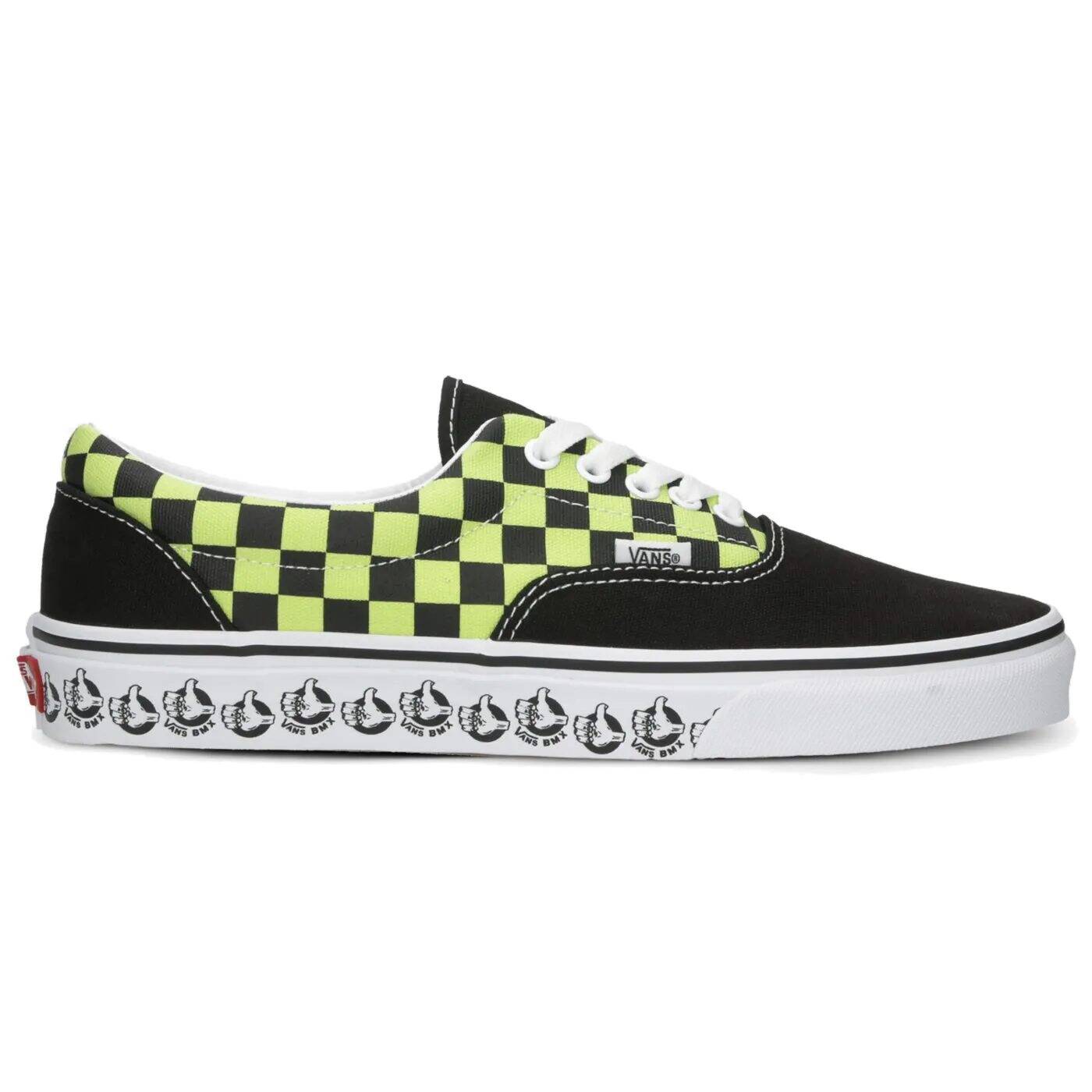 Vans Era (BMX) Skate Shoes - Black/Sharp Green Size UK 9
