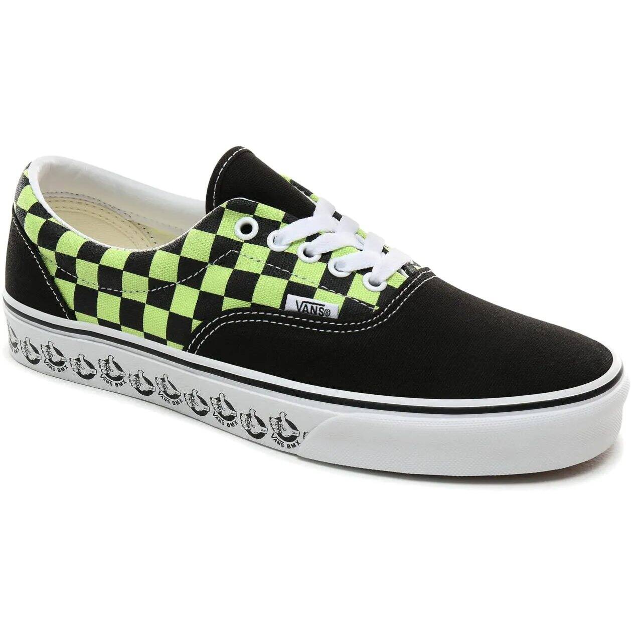 Vans Era (BMX) Skate Shoes - Black/Sharp Green Size UK 9