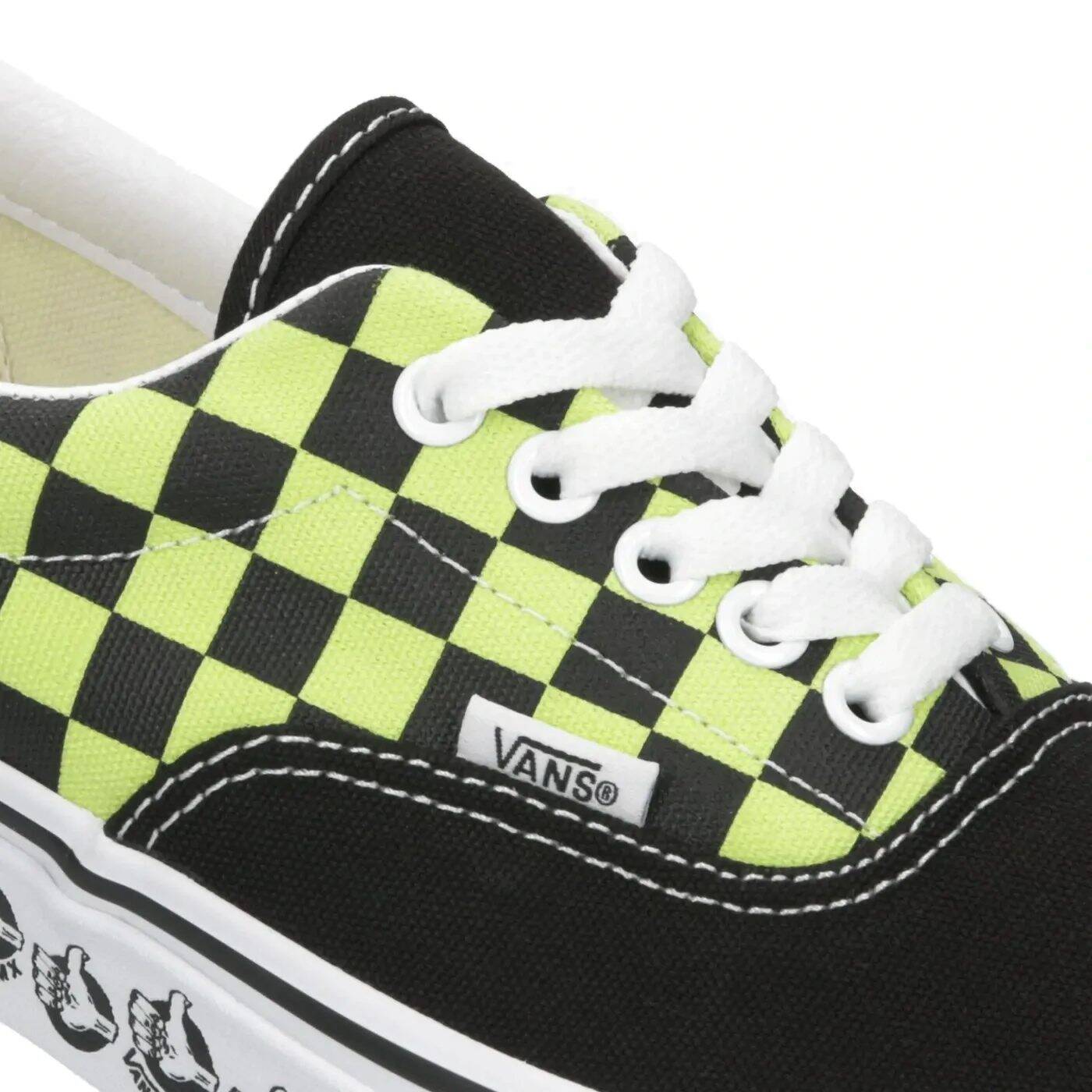 Vans Era (BMX) Skate Shoes - Black/Sharp Green Size UK 9