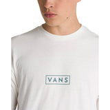 Vans Classic Easy Box T Shirt - Marshmallow/North Atlantic