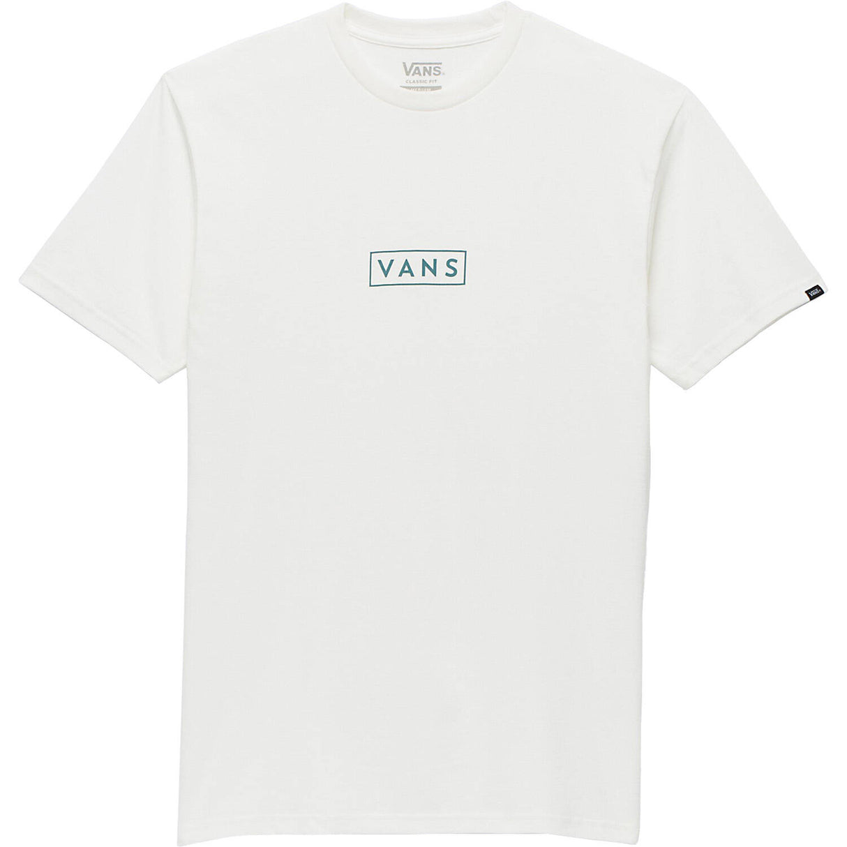 Vans Classic Easy Box T Shirt - Marshmallow/North Atlantic