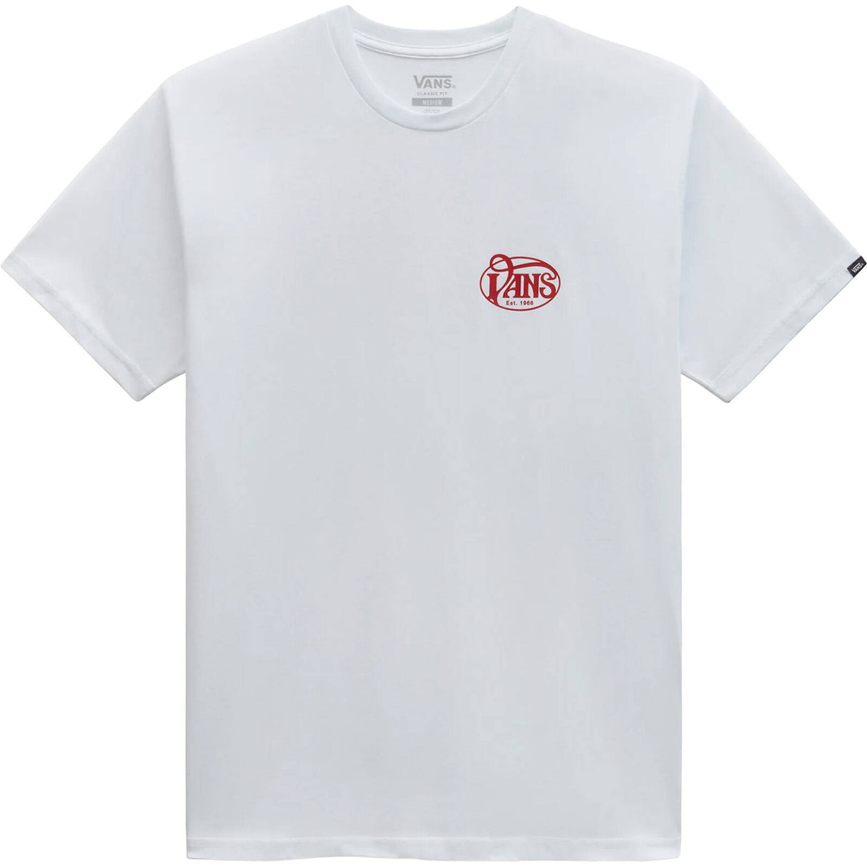 Vans Oval Script T Shirt - White