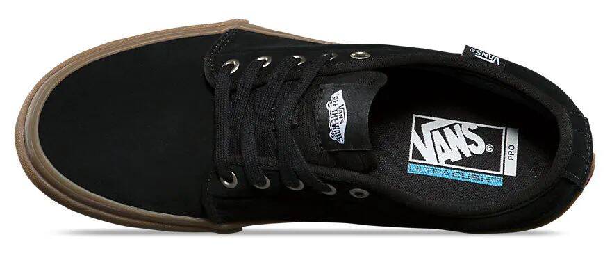 Vans Chukka Low Pro Skate Shoes - Black/Gum