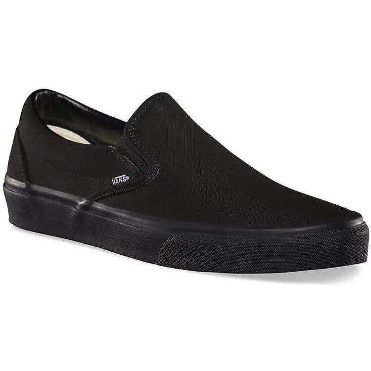 Vans Classic Slip-On Skate Shoes - Black/Black