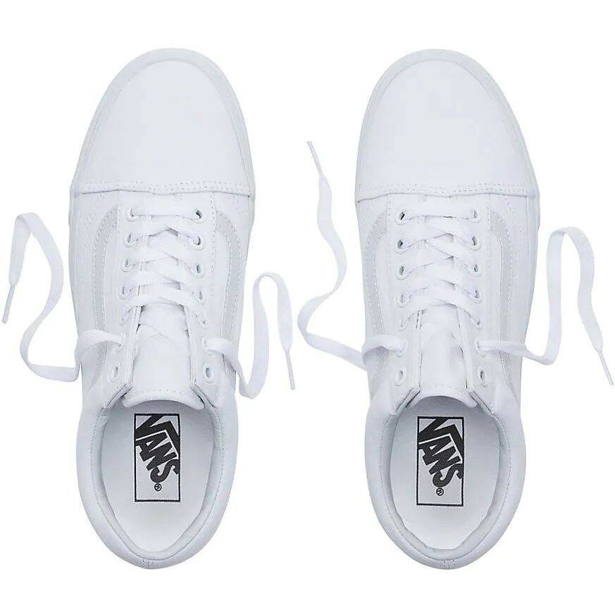 Vans Old Skool Skate Shoes - True White