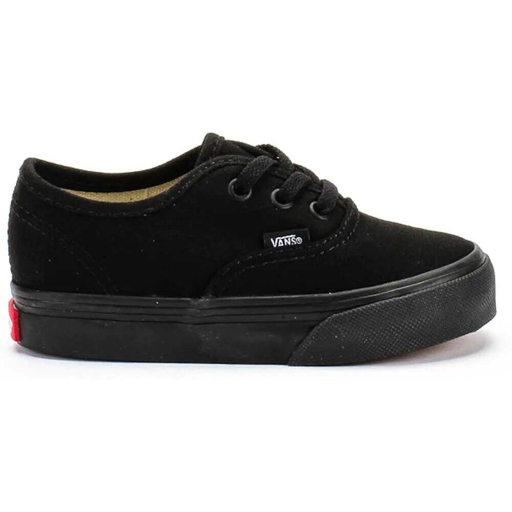 Vans Authentic Toddler Skate Shoes - Black/Black Size Toddler UK 3