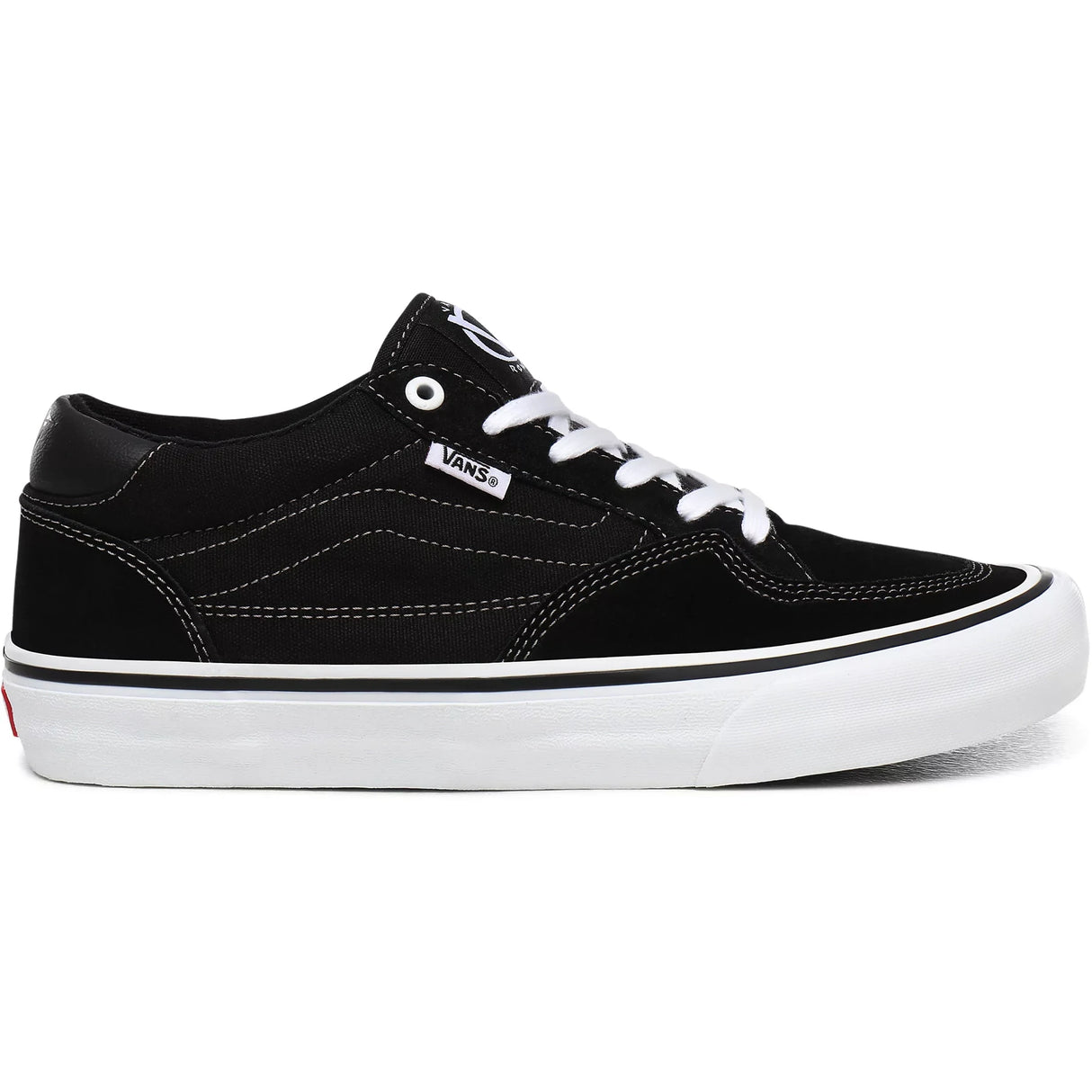 Vans Rowan Pro Skate Shoes - Black/White UK 6