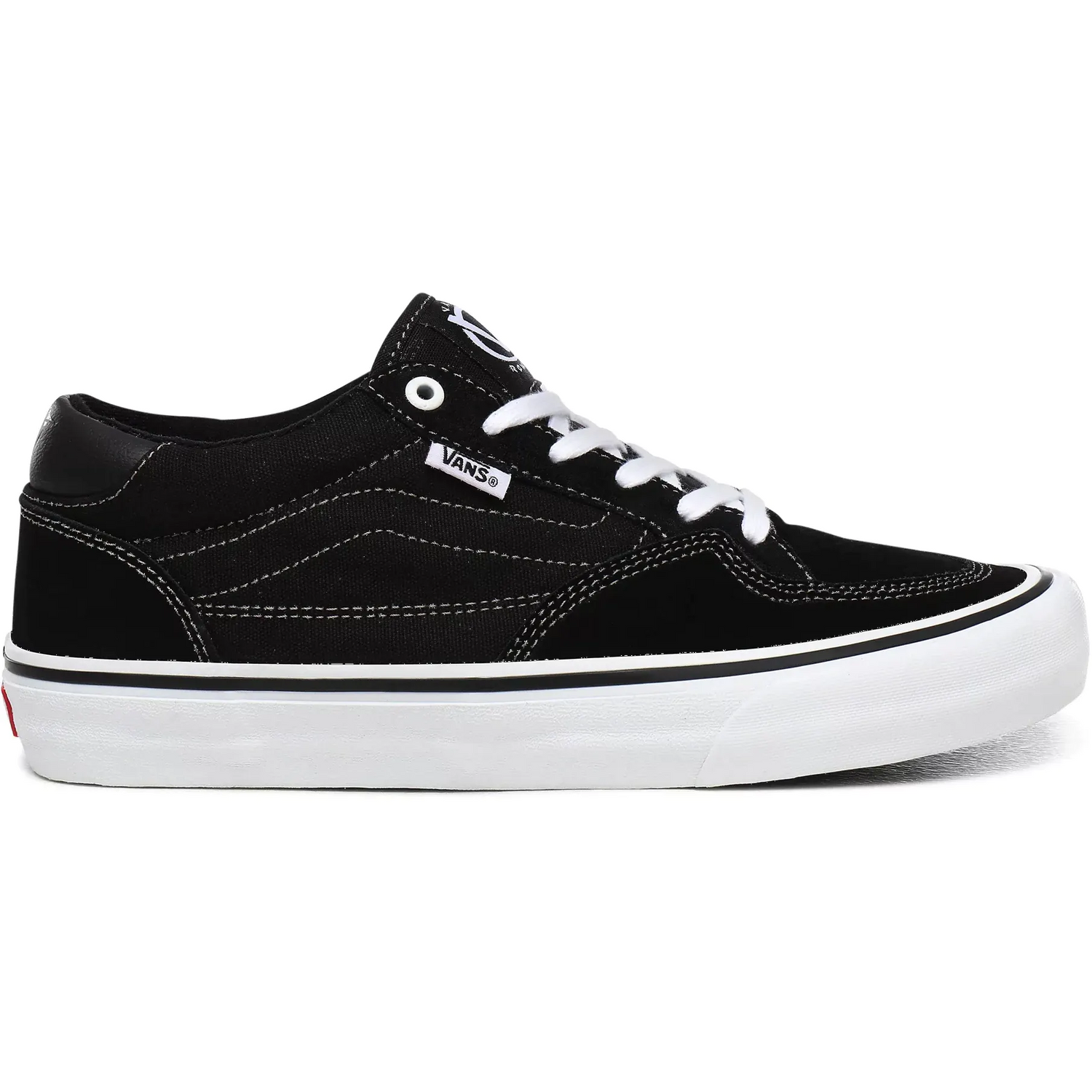 Vans Rowan Pro Skate Shoes - Black/White UK 5
