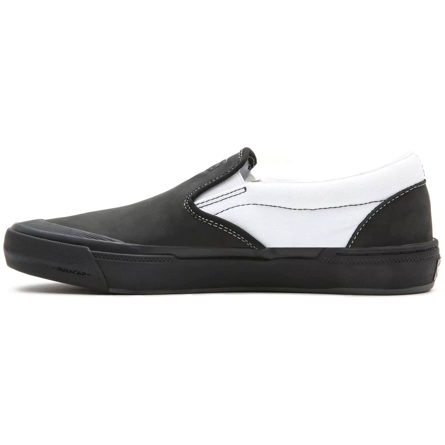 Vans BMX (Dak) Slip-On Skate Shoes - Black/White