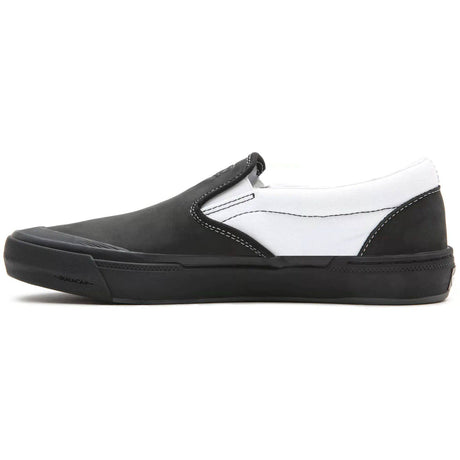 Vans BMX (Dak) Slip-On Skate Shoes - Black/White