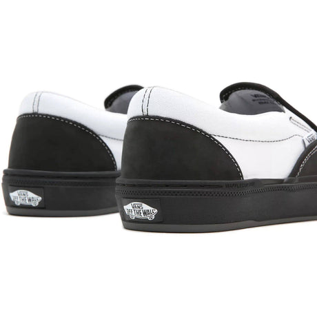 Vans BMX (Dak) Slip-On Skate Shoes - Black/White