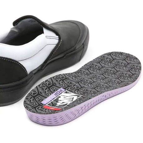 Vans BMX (Dak) Slip-On Skate Shoes - Black/White