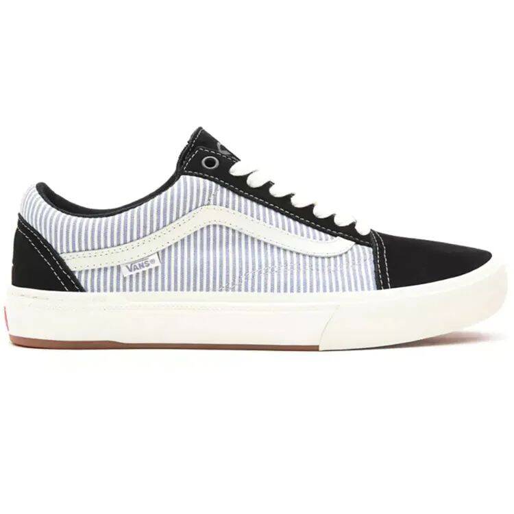 Vans BMX Old Skool (Federal) Skate Shoes - Black/Blue Pinstripe