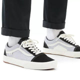 Vans BMX Old Skool (Federal) Skate Shoes - Black/Blue Pinstripe