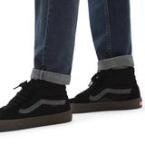 Vans BMX Sk8-Hi High-Top Skate Shoes - Black/Dark Gum