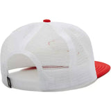 Vans Classic Patch Trucker Cap - White/High Risk Red