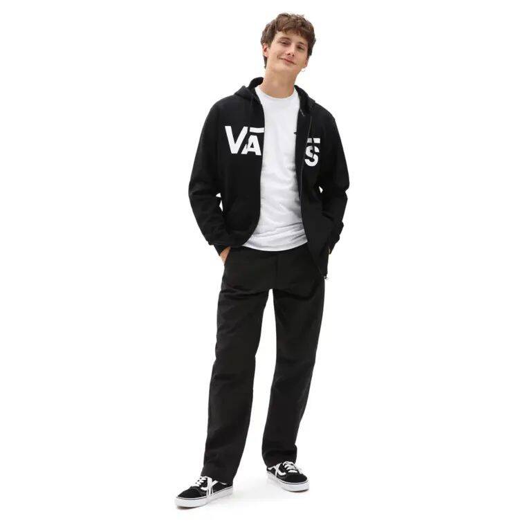 Vans Classic Zip Hoodie II - Black/White