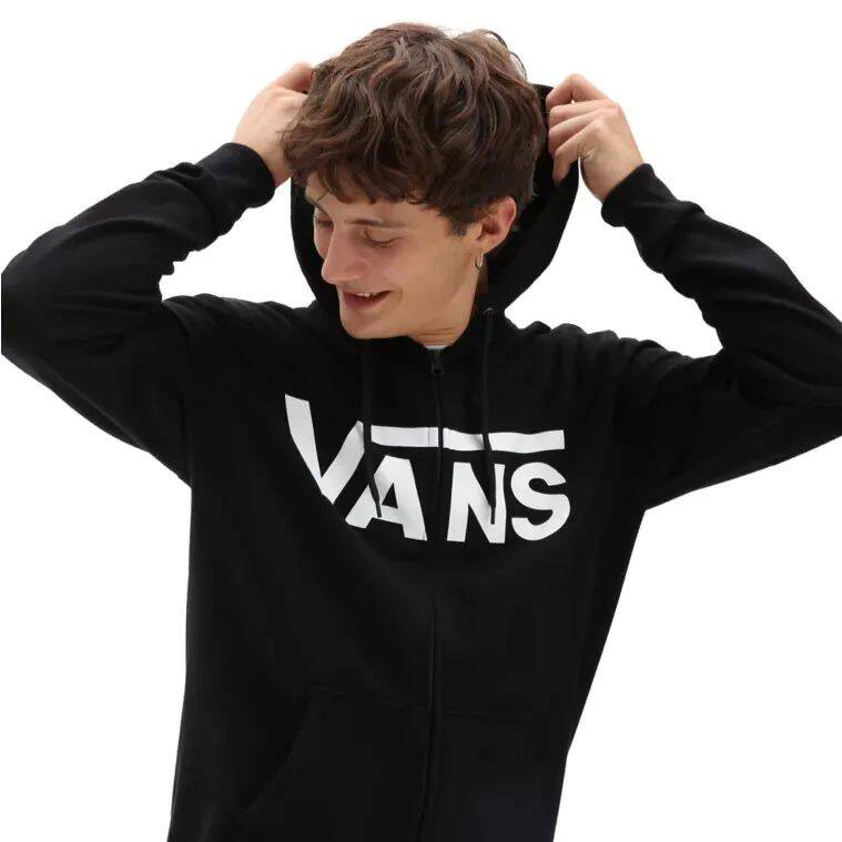 Vans Classic Zip Hoodie II - Black/White