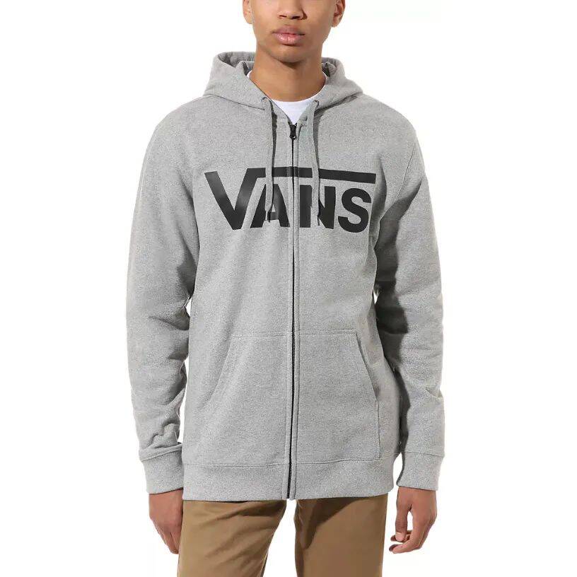Vans Classic Zip Hoodie II - Cement Heather