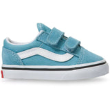 Vans Old Skool V Toddler Skate Shoes - Delphinium Blue/True White