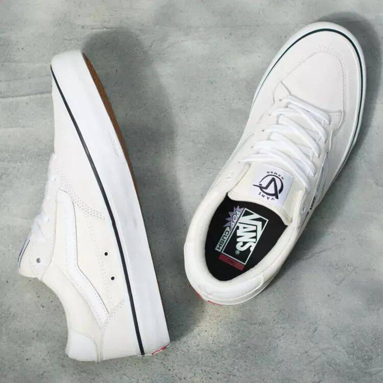 Vans Rowan Pro Skate Shoes - Marshmallow/White