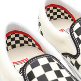 Vans Skate (Checkerboard) Slip-On Skate Shoes - Black/Off White