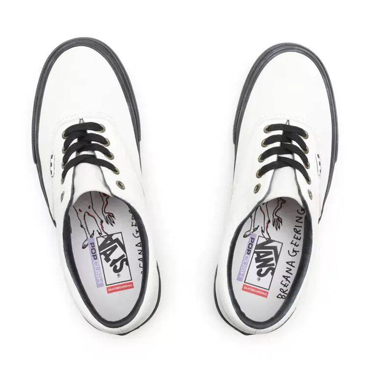Vans Skate Era (Breana Geering) Skate Shoes - Marshmallow/Black