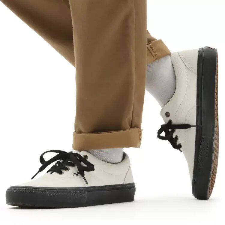 Vans Skate Era (Breana Geering) Skate Shoes - Marshmallow/Black