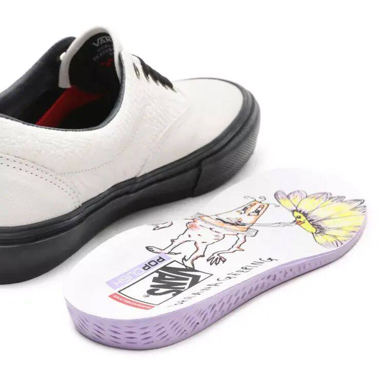 Vans Skate Era (Breana Geering) Skate Shoes - Marshmallow/Black