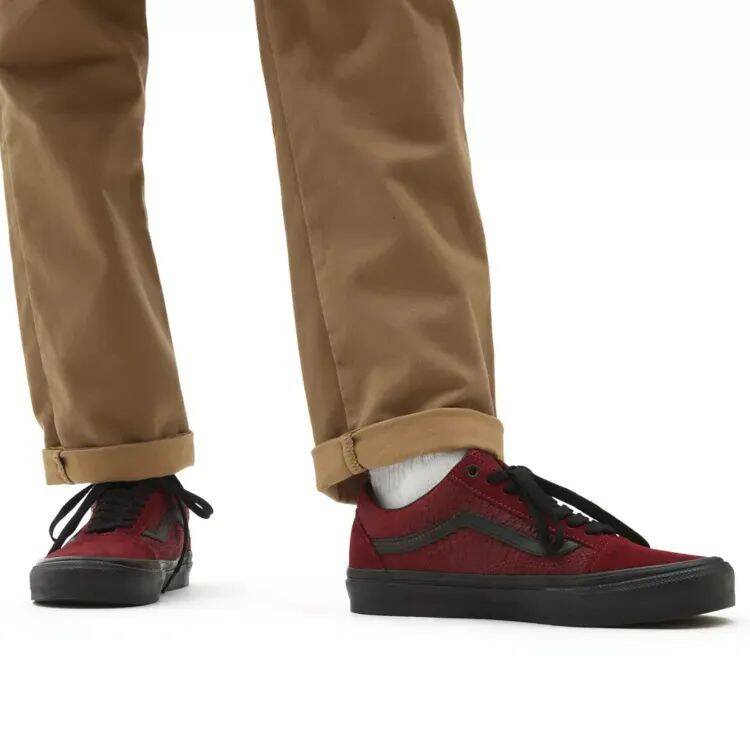 Vans Skate Old Skool (Breana Geering) Skate Shoes - Port/Black