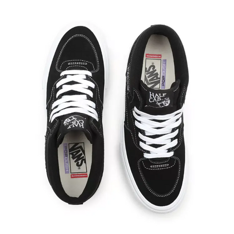 Vans Skate Half Cab Skate Shoes - Black/White