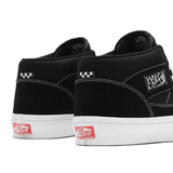 Vans Skate Half Cab Skate Shoes - Black/White