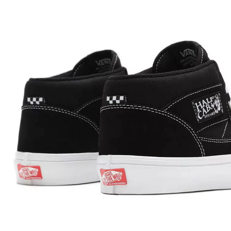 Vans Skate Half Cab Skate Shoes - Black/White