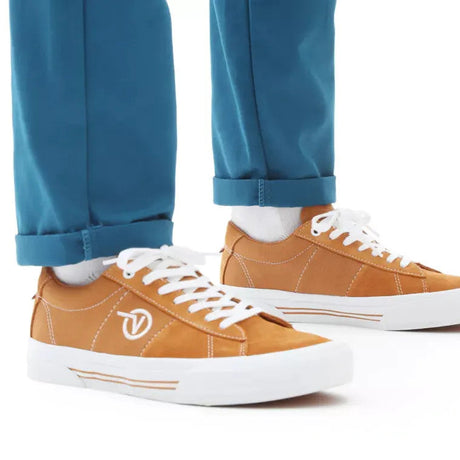 Vans Skate Sid Skate Shoes - Pumpkin/White