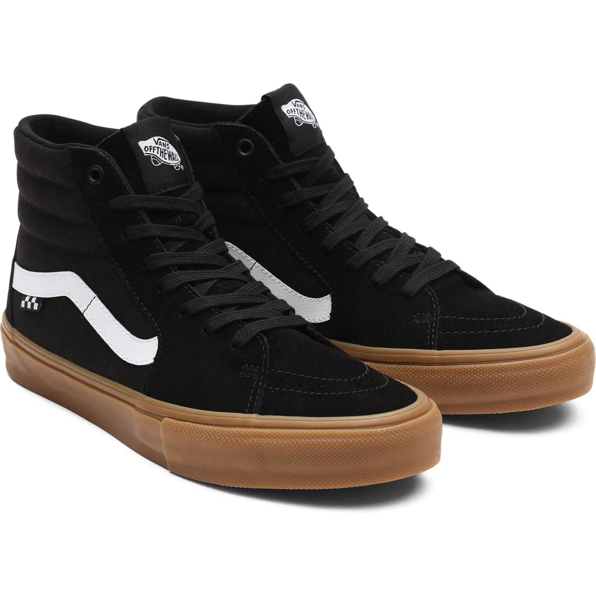 Vans Skate Sk8-Hi High-Top Skate Shoes - Black/Gum