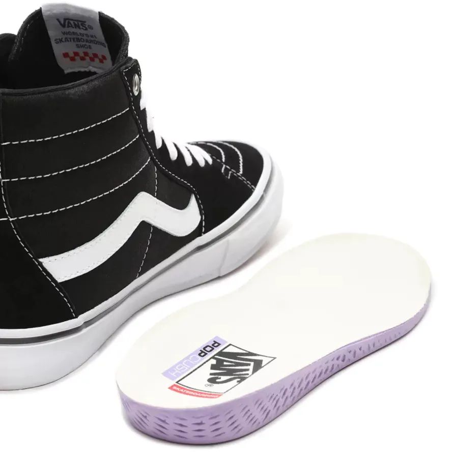 Vans Skate Sk8-Hi High-Top Skate Shoes - Black/White