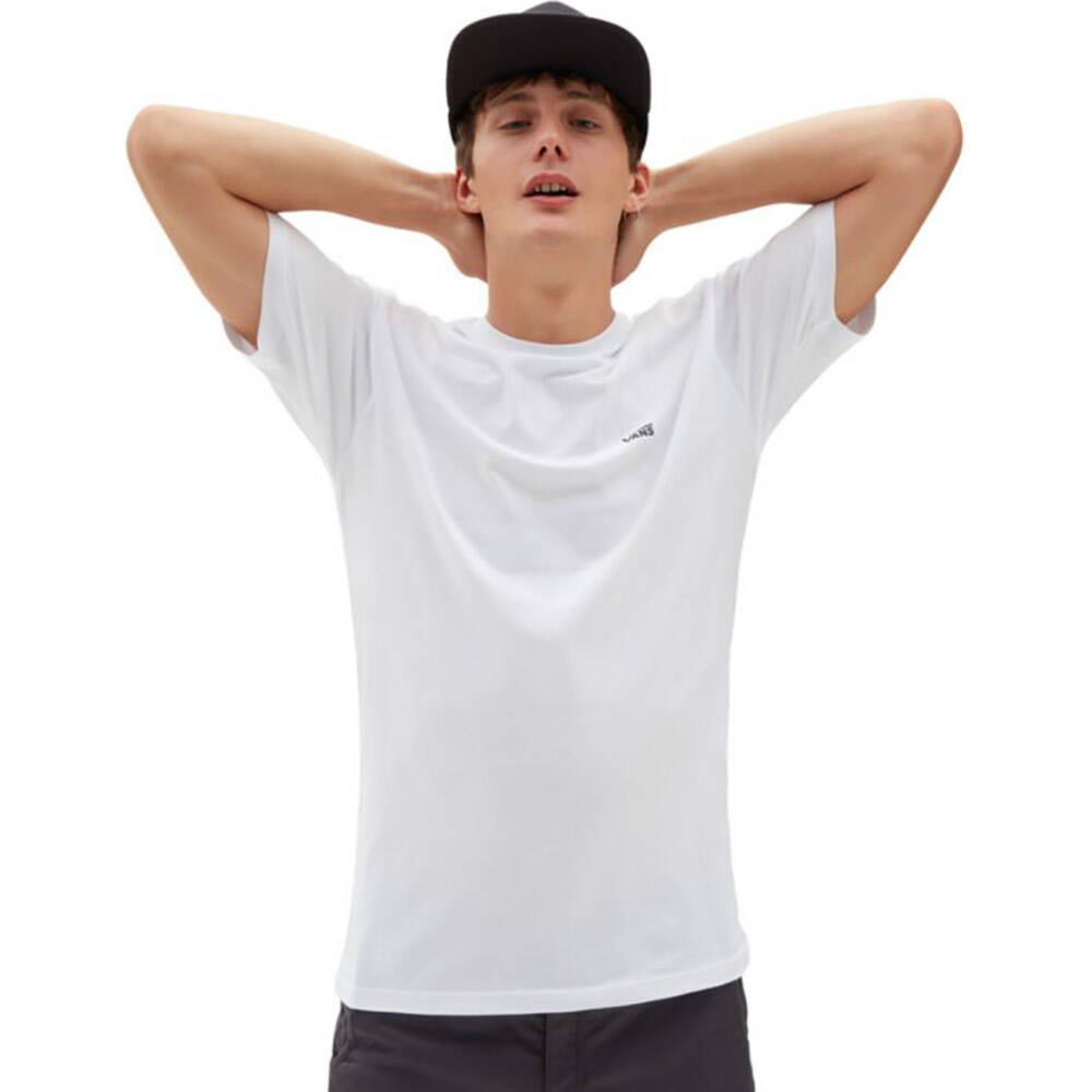 Vans Chest Logo T Shirt - White/Black