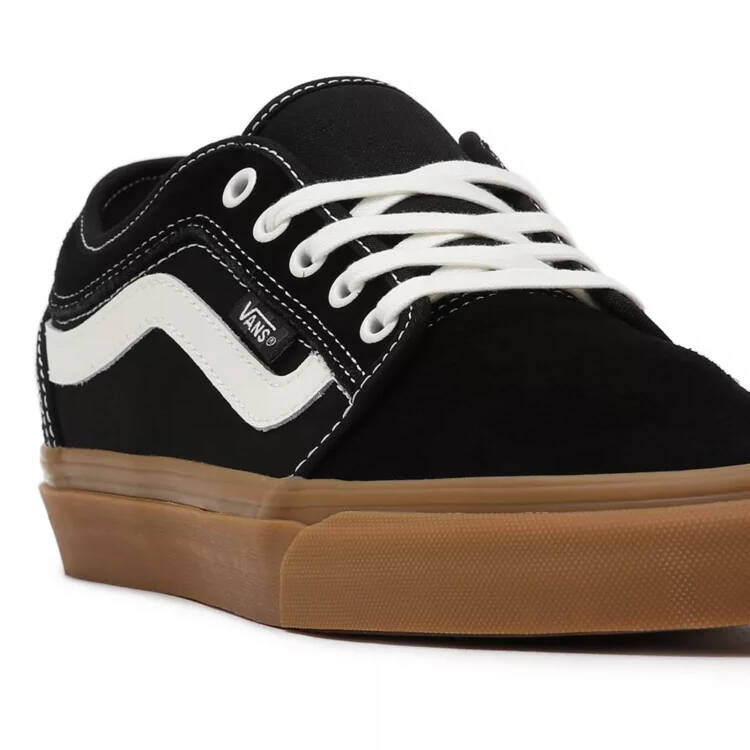 Vans Chukka Low Sidestripe Skate Shoes - Black/Gum